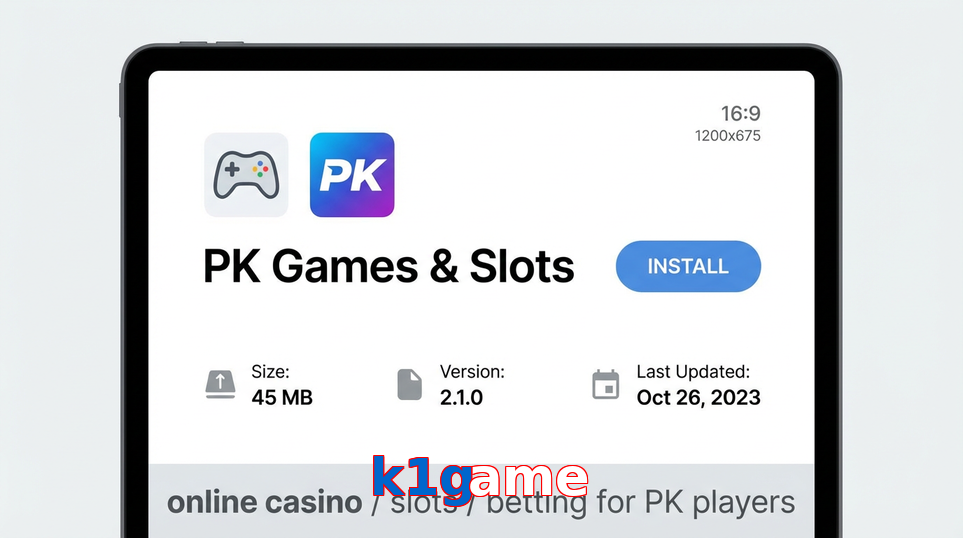 Game list for K1game gameapk section